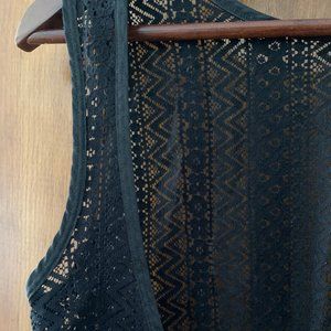 American Apparel - Crochet Dress Black